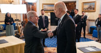 Dr. Anthony Fauci with US President Joe Biden. Photo Credit: White House, Wikimedia Commons