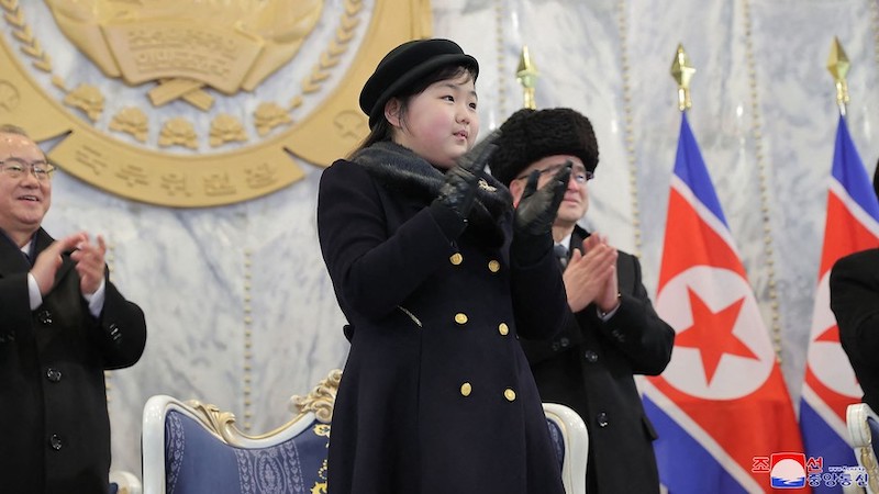 North Korean leader Kim Jong Un’s daughter, Kim Ju Ae. Photo Credit: Released by North Korea's government, Wikimedia Commons