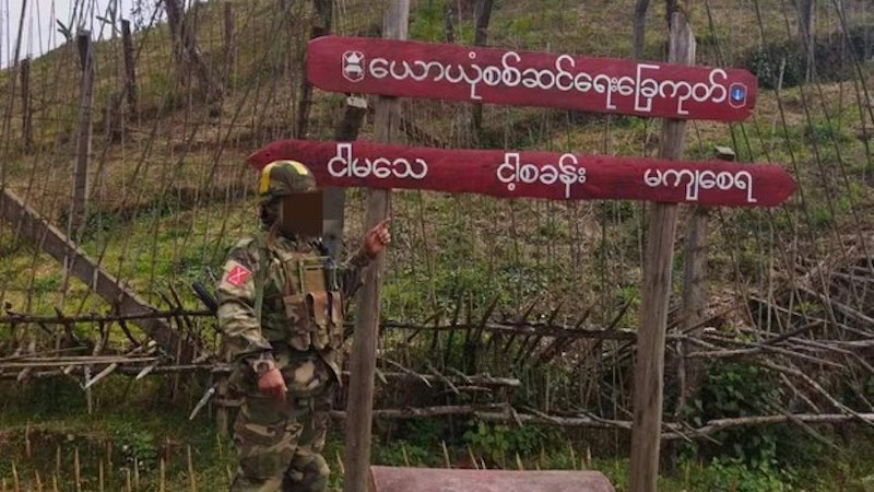 The Kachin Independence Army captured junta camp Yaw Yung Artillery near Lwegel city in Momauk township, Kachin state. Photo Credit: The Kachin Net
