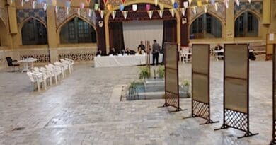 Empty polling stations during the parliamentary elections in Iran. Photo Credit: PMOI