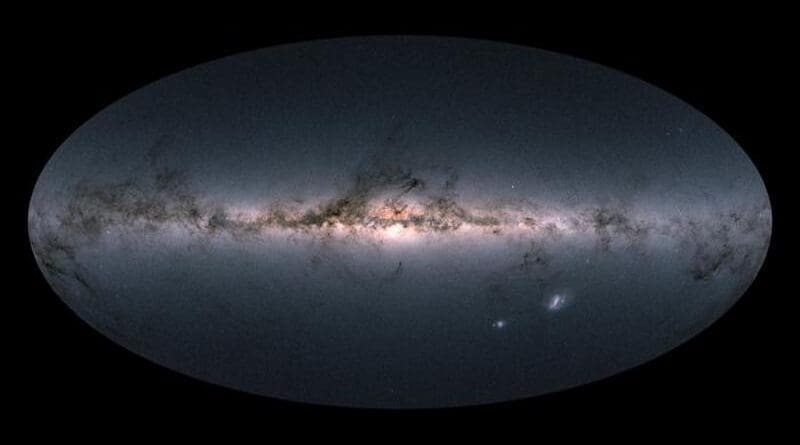 All sky view of the Milky Way taken by the European Space Agency's Gaia space observatory. Credit: ESA/Gaia/DPAC, CC BY SA 3.0 IGO