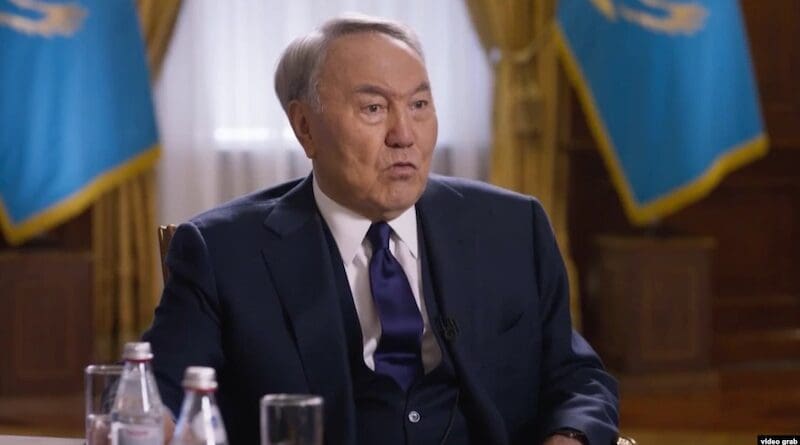 Former Kazakh President Nursultan Nazarbayev appears in the film Qazaq: History Of The Golden Man. Photo Credit: RFE/RL