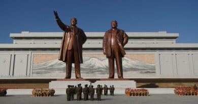 Pyongyang north korea statues