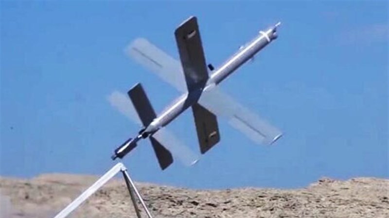 Iran IRGC's new suicide drone, whose name has not been yet publicized, is categorized as a loitering munition. Photo Credit: Tasnim News Agency