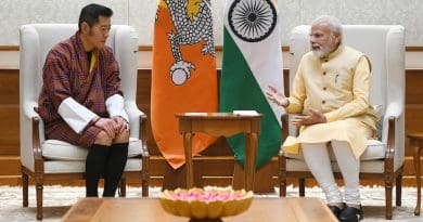 His Majesty the King of Bhutan, Jigme Khesar Namgyel Wangchuck with India's Prime Minister, Shri Narendra Modi. India PM Office
