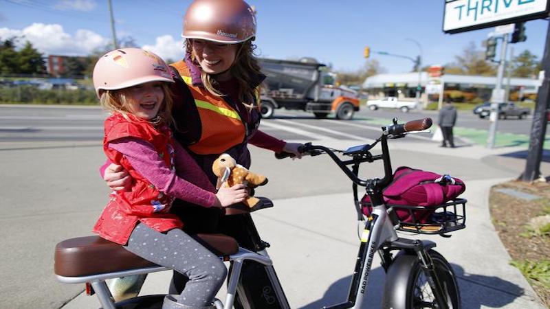 Saanich e-bike incentive program participants said the e-bike opened up a new way to explore Saanich and other communities. Photo credit: District of Saanich