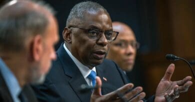 File photo of US Secretary of Defense Lloyd J. Austin III. Photo Credit: Chad McNeeley, DOD