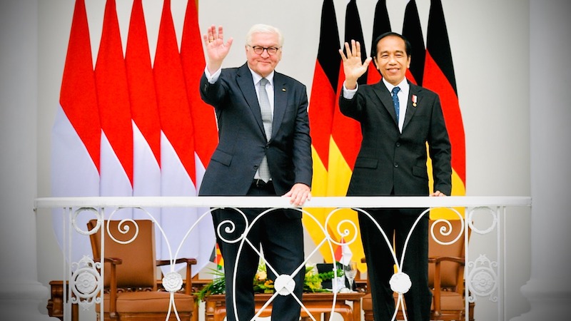 File photo of Germany's President Frank-Walter Steinmeier with Indonesia's President Joko Widodo. Photo Credit: Indonesia's Ministry of Foreign Affairs