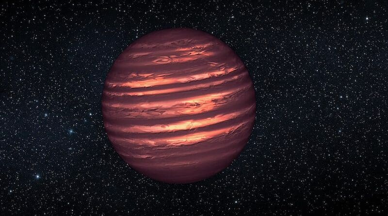 Artist's concept of a T-type brown dwarf. Credit: NASA/JPL-Caltech, Wikipedia Commons