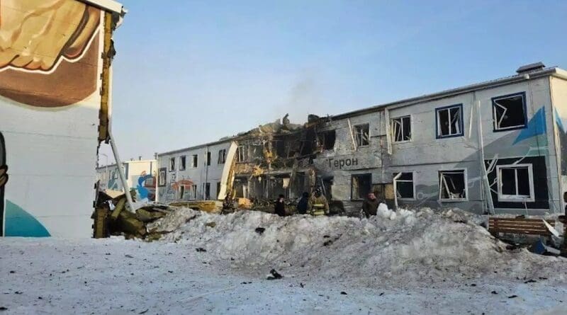 Ukraine drone attack on defense industries in Tatarstan. Photo Credit: Telegram.me/Govorit_NeMoskva