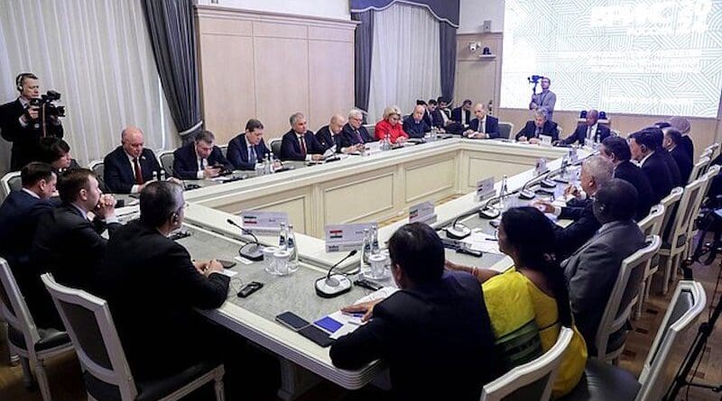 BRICS parliamentary leaders at the State Duma, April 2024 (photo supplied)