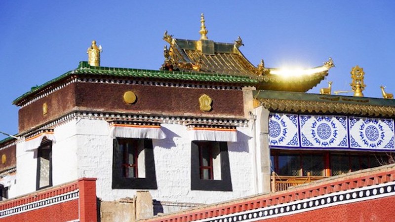 Atsok Monastery in Dragkar county, Tsolho Tibetan Autonomous Prefecture, in western China's Qinghai province, in an undated picture. Photo Credit: Citizen journalist, RFA