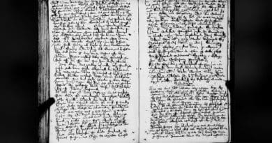 This 18th century document holds information about one of the people accused of witchcraft, Margareta Mortensdatter Trefot. Photo: Digital Archives