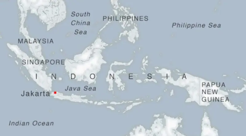 location of South China Sea map philippines malaysia singapore Indonesia Credit: VOA