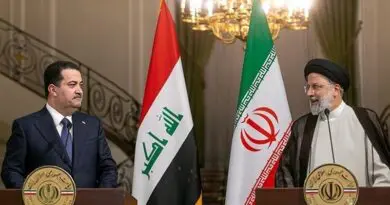 Prime Minister of Iraq Mohammad Shia al-Sudani with Iran's President Ebrahim Raisi. Photo Credit: Tasnim News Agency