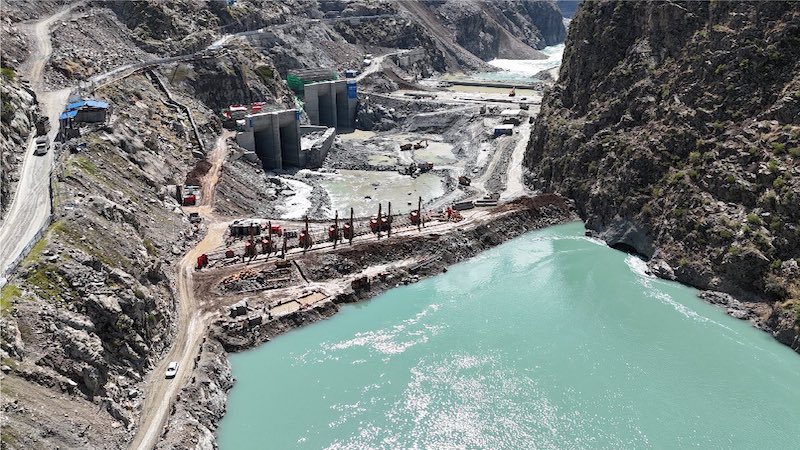 The Dasu Hydropower Project in Pakistan. Photo Credit: WAPDA, Dasu_HPP/X