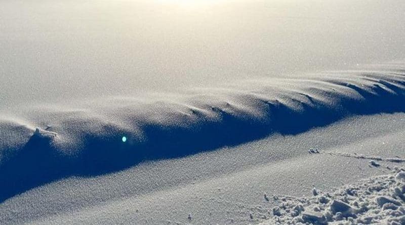 The beautiful interplay of sun and snow in the winter landscape may provide researchers with answers to questions they've been curious about for many years. CREDIT: Photo by Mathieu Nguyen