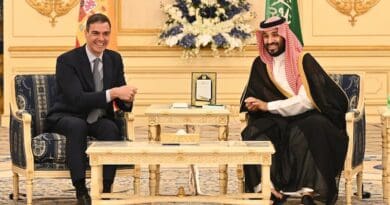 Spain's Prime Minster Pedro Sánchez with Saudi Arabia's Crown Prince Mohammed bin Salman Al Saud. Photo Credit: La Moncloa