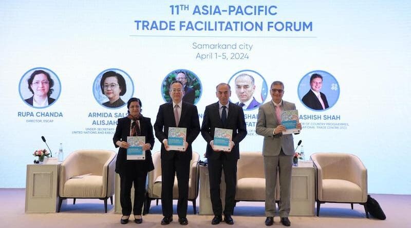 11th Asia-Pacific Trade Facilitation Forum in Samarkand, Uzbekistan. Photo credit: Ministry of Investment, Industry and Trade of Uzbekistan / Tokhir Turdiev