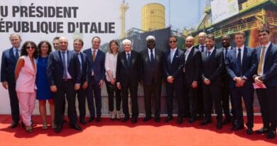 Italy's President Sergio Mattarella visits Eni's projects in Côte d'Ivoire. Photo Credit: Eni