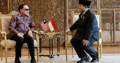 Malaysia's Prime Minister Anwar Ibrahim with Indonesia's President-elect Prabowo Subianto. Photo Credit: Indonesia Defense Ministry, X