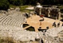 Butrint theatre at archeological site in Albania, near the Albanian city Saranda. Photo Credit: Geoff Wong, Wikipedia Commons