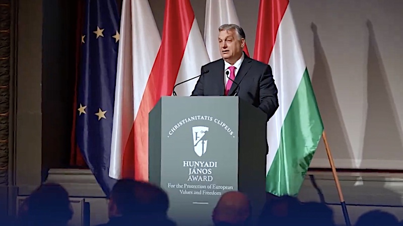 Hungary's Prime Minister Viktor Orban. Photo Credit: Hungary Prime Minister Office, X video screenshot