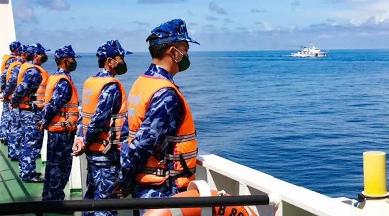 Vietnam-China joint patrol in the Gulf of Tonkin, Oct. 22, 2021. Credit: Vietnam News Agency
