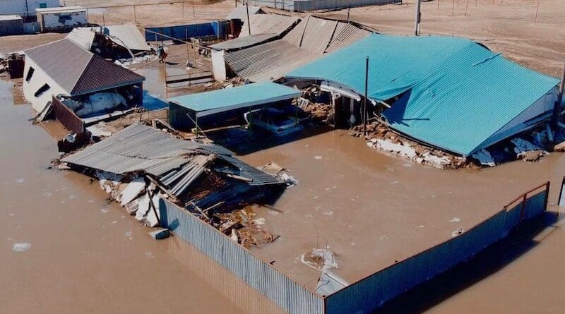 Flooding in Kazakhstan. Photo Credit: Mazhilis of the Parliament of the Republic of Kazakhstan, Wikipedia Commons