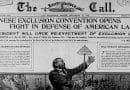 Front page of The San Francisco Call from November 20, 1901, discussing the Chinese Exclusion Convention. Photo Credit: The San Francisco Call - US Library of Congress, Wikipedia Commons