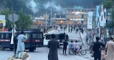 Protests in Pakistan controlled Azad Kashmir. Photo Credit: PTIAJK_Official/X