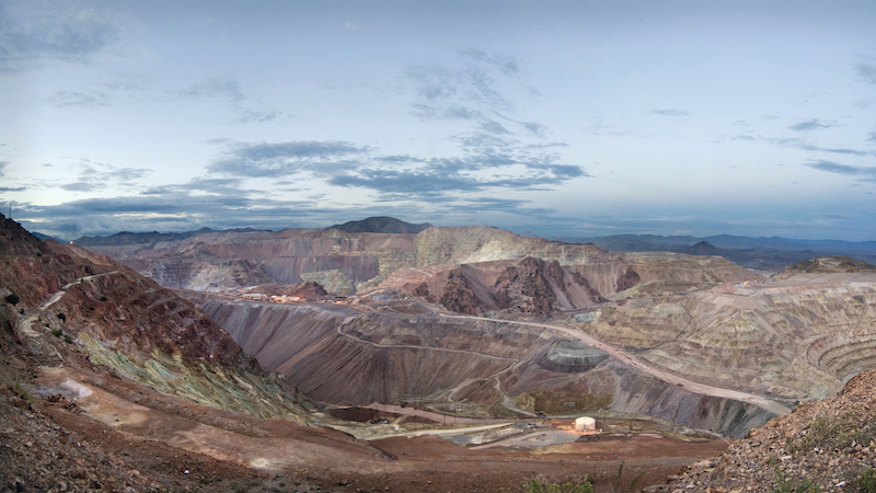 The Morenci copper mine in Arizona. Photo Credit: TJBlackwell, Wikipedia Commons