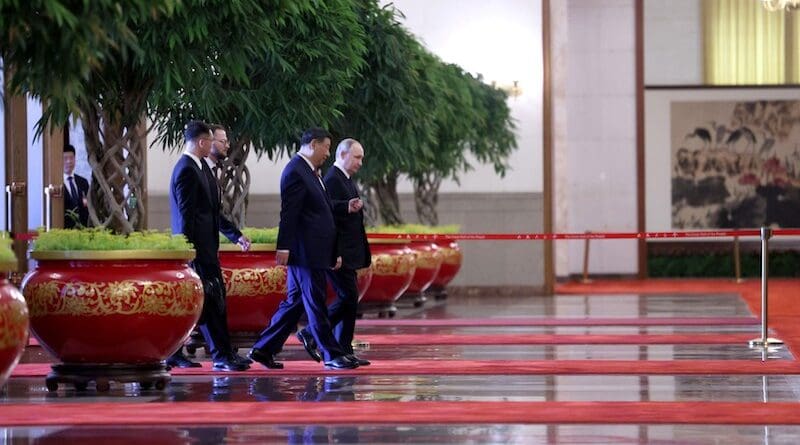 President of the People’s Republic of China Xi Jinping with President of Russia Vladimir Putin. Photo Credit: Kremlin.ru