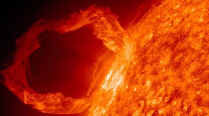 file photo sun solar flare