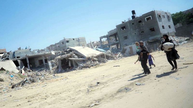 Streets in Rafah are emptying as families continue to flee in search of safety. Photo Credit: UNRWA
