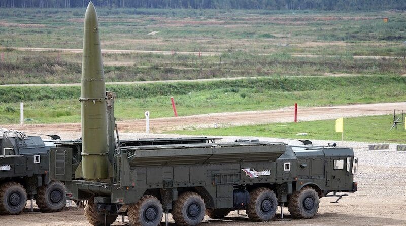File photo of a Russian Iskander missile. Photo Credit: Vitaly V. Kuzmin, Wikipedia Commons