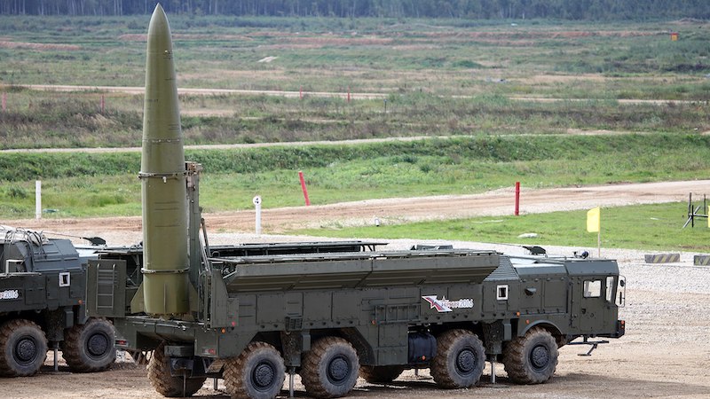 File photo of a Russian Iskander missile. Photo Credit: Vitaly V. Kuzmin, Wikipedia Commons