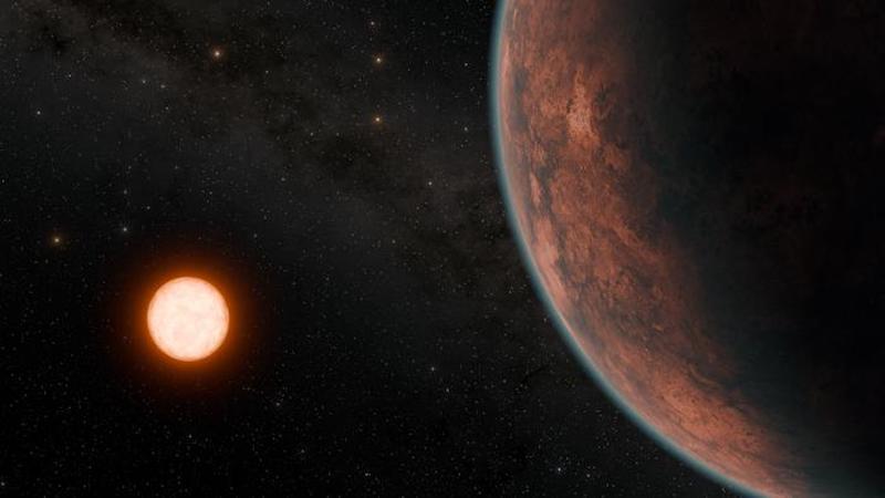 Gliese 12 b, which orbits a cool, red dwarf star located just 40 light-years away, promises to tell astronomers more about how planets close to their stars retain or lose their atmospheres. In this artist’s concept, Gliese 12 b is shown retaining a thin atmosphere. CREDIT: NASA/JPL-Caltech/R. Hurt (Caltech-IPAC)