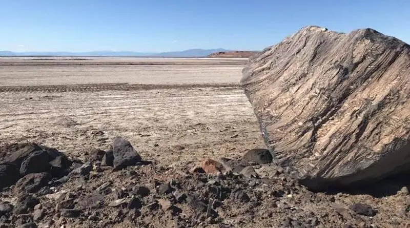 The dry lakebed of Calfironia's Salton Sea. CREDIT: Emily C. Dooley, UC Davis