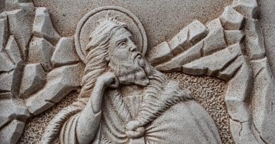 prophet elias sculpture religion faith
