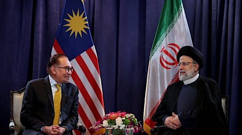 Malaysia's Prime Minister Anwar Ibrahim with Iran's President Ebrahim Raisi. Photo Credit: president.ir