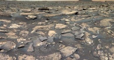 NASA’s Curiosity rover continues to search for signs that Mars’ Gale Crater conditions could support microbial life. CREDIT: NASA/JPL-Caltech/MSSS