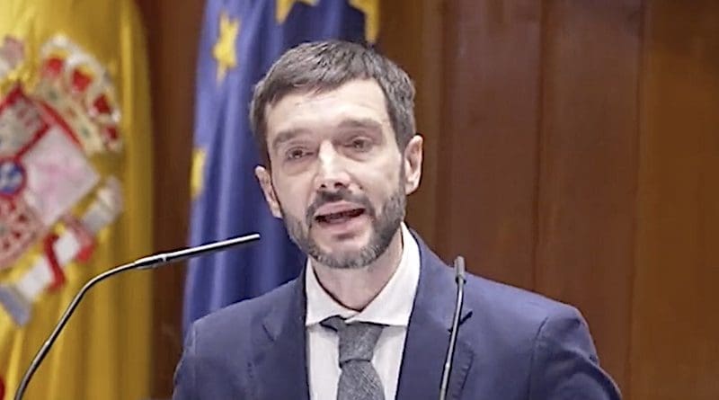 Spain's Social Rights Minister Pablo Bustinduy. Photo Credit: Pablo Bustinduy, screenshot video, X