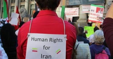 human rights iran protest demonstration