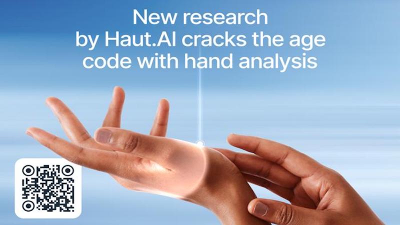 Haut.AI Publishes Pioneering Research: Predicting Age with Hand Images Achieves Accuracy on Par with Facial Photo CREDIT: HautAI