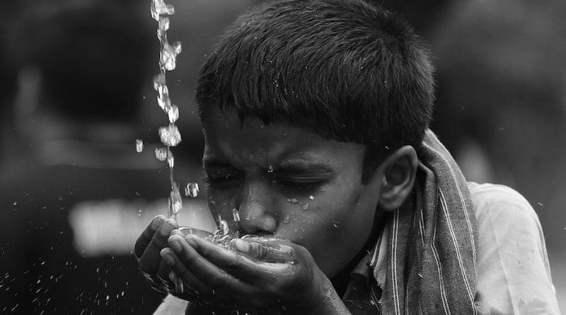 water tap faucet boy thirsty