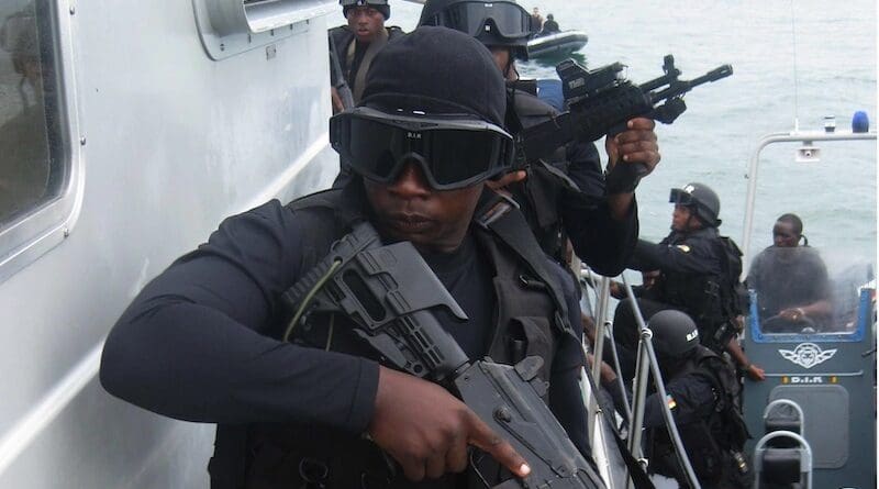 File photo of joint military exercise in the Gulf of Guinea, with troops from Equatorial Guinea, Gabon, Nigeria, Republic of Congo and U.S. Photo Credit: Petty Officer 2nd Class Gary Keen, U.S. Naval Forces Europe-Africa/U.S. Sixth Fleet