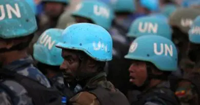 United Nations' peacekeepers. Credit: United Nations