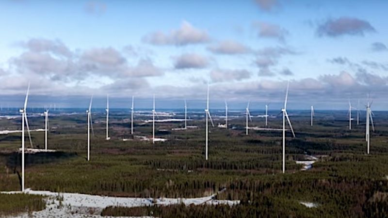 The Pjelax wind farm in Finland. Photo Credit: Fortum