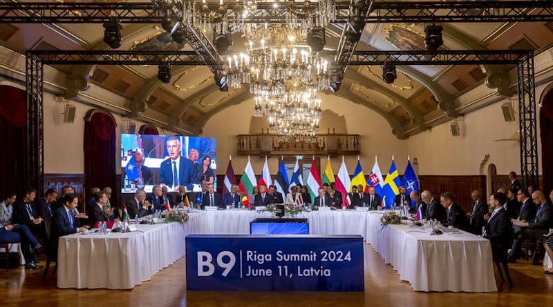 NATO Secretary General Jens Stoltenberg attends B9 Summit in Latvia. Photo Credit: NATO